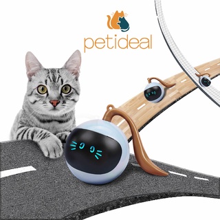 Cat Toy360° Self Rolling Ball Magic Ball Interactive USB Rechargeable Automatic Standby Colorful LED