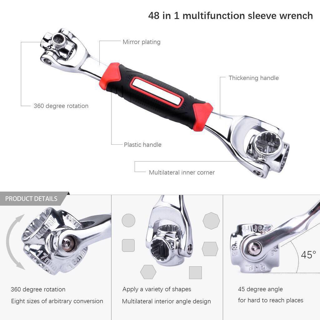 Universal Wrench 48 In 1 Socket Wrenches | Shopee Philippines