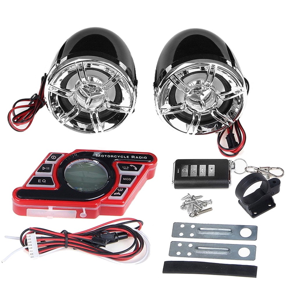 motorcycle stereo and speakers
