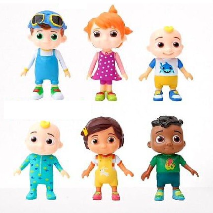 Cocomelon Figure Set Of 6 / Cocomelon Baby Jeje Toys | Shopee Philippines