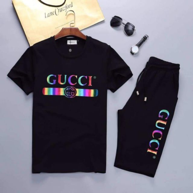 gucci top and shorts