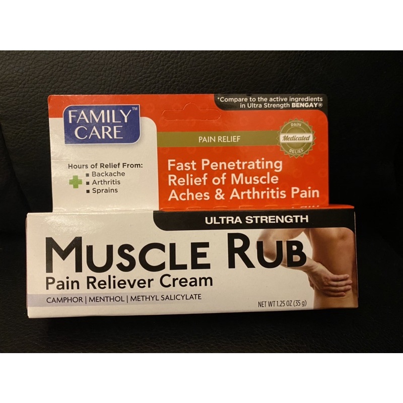 Family Care Maximum Strength Pain Relieving Muscle Rub 1.25 oz Shopee