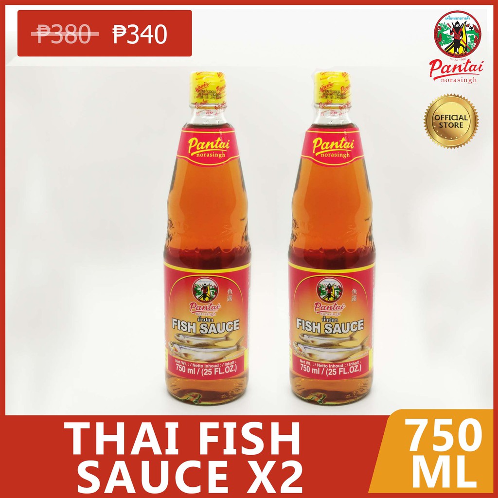 Pantai Thai Fish Sauce 750ml X2 Shopee Philippines