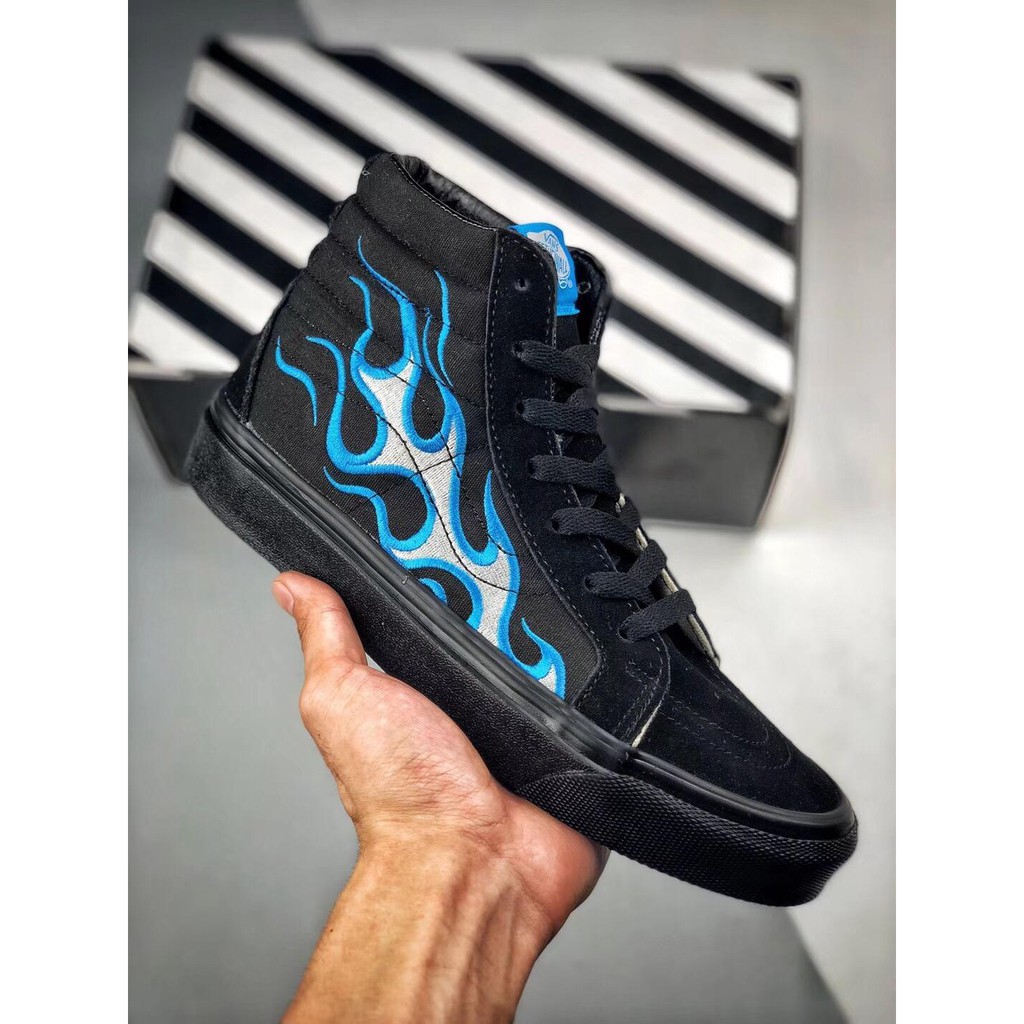 vans blue flame