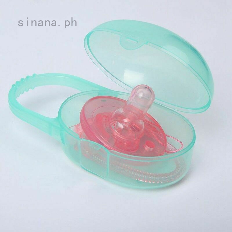 2PC Baby Infant Soother Holder Pacifier Dummy Box Travel Storage Case Portable