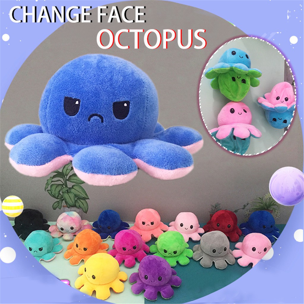 tiktok octopus mood plush