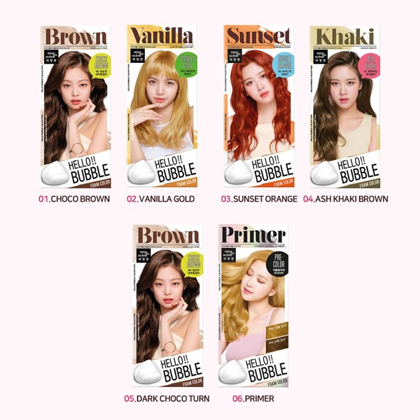 Mise En Scene Hello Bubble Dye Hair Coloring 16 Colors 2019 New 3