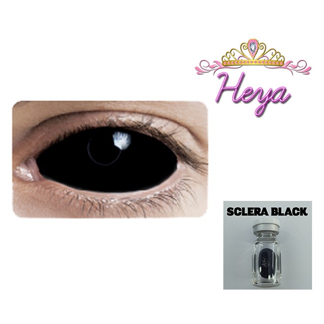 Heya Anime Contact Lens SCLERA BLACK w/ Lens case & Solution | Shopee  Philippines
