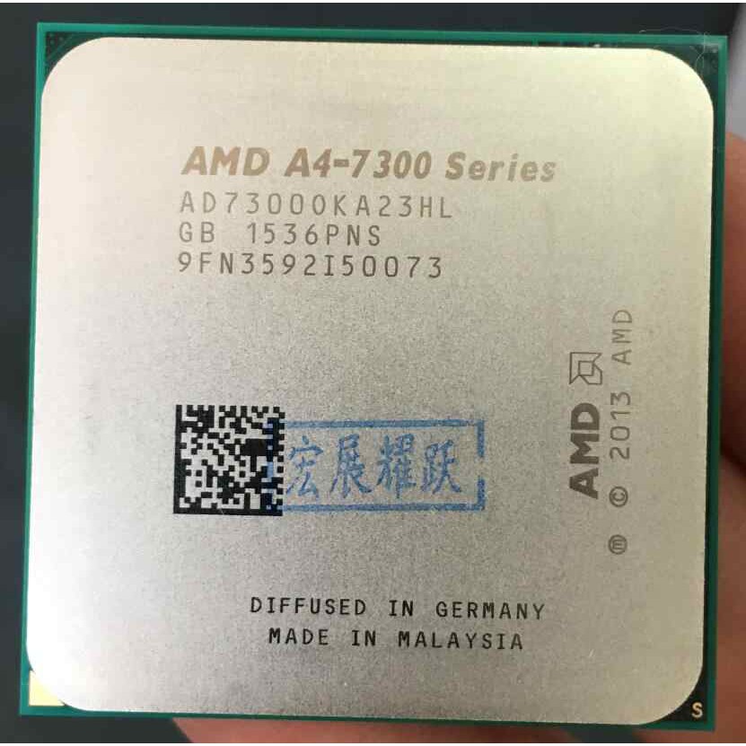 AMD A4-7300 3.8 GHz Dual-Core FM2 Processor, USED | Shopee Philippines