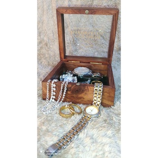 JAPAN SURPLUS CITIZEN WATCH REGUNO SOLAR TECH w/ FREE WOOD BOX by THE ORIGINAL OLD SMITH CO. #8