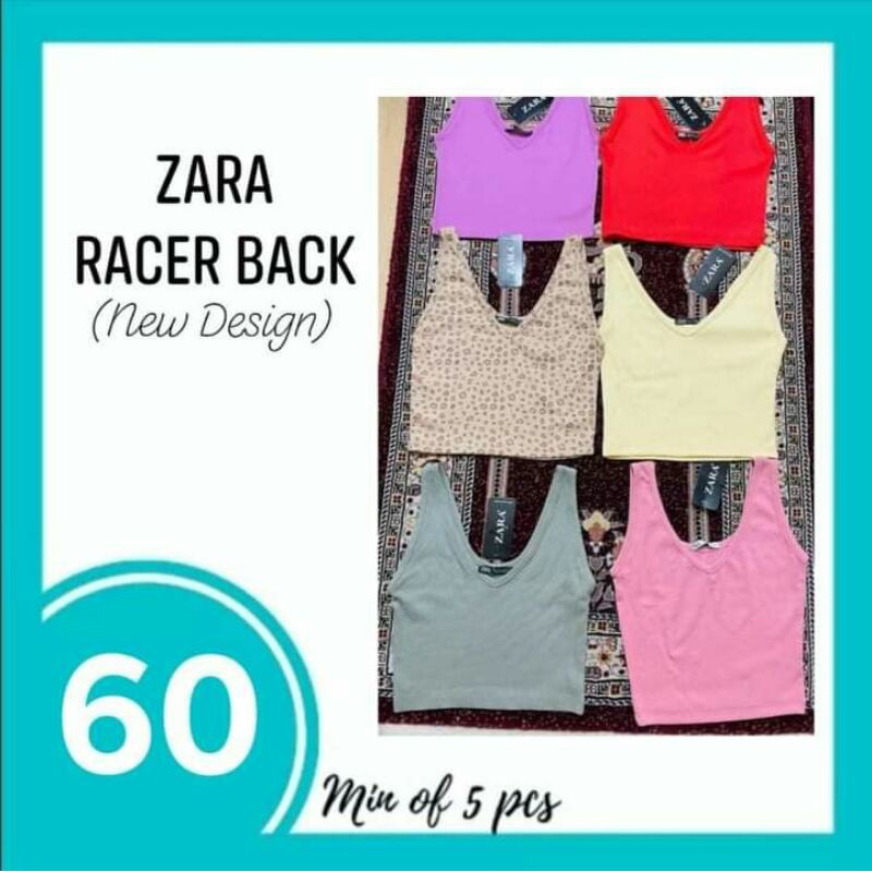 Zara Racer Back (Crop Top) Shopee Philippines