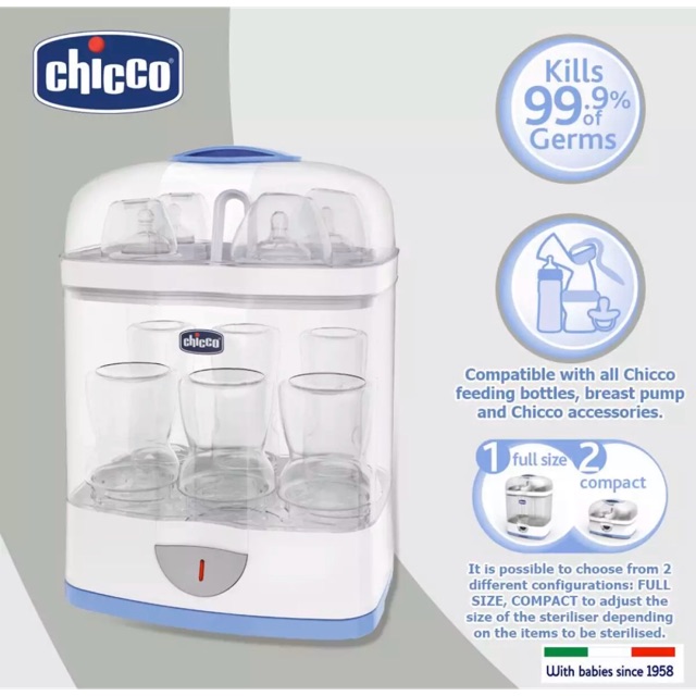 chicco bottle steriliser