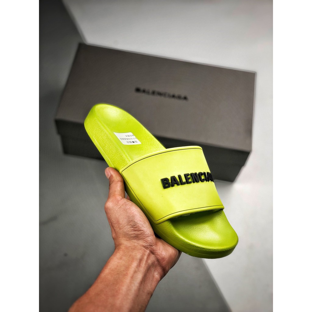 balenciaga yellow sandals