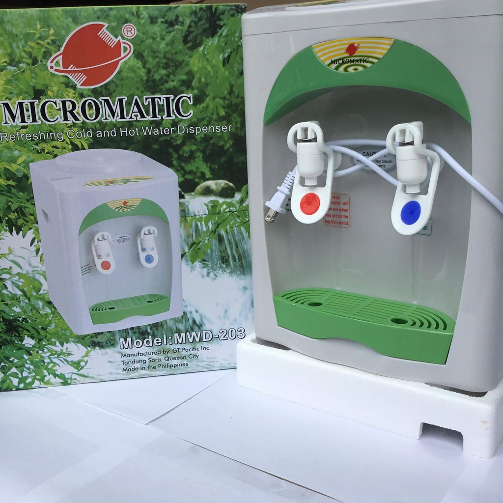 MICROMATIC REFRESHING COLD AND HOT WATER DISPENSER (MWD203) Shopee
