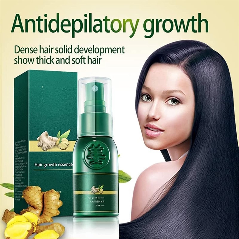 Korea Ginseng Hair Growth Spray Serum 7 Days Ginger Hair Regrowth Essence Growthplus Nourishing 6746