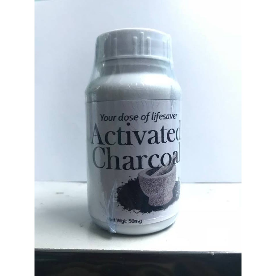 Activated Charcoal 100 capsules 500mg Shopee Philippines