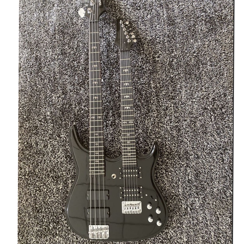 Our direct 4 string bass guitar 6 string double string guitar black