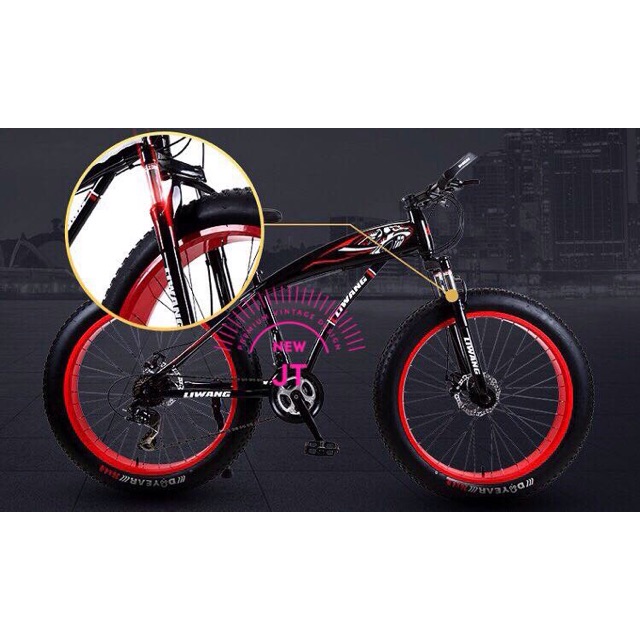 red fat bike