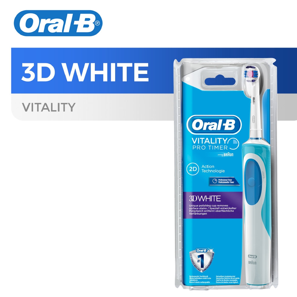 Oral-B Vitality 3D White Power Toothbrush | Shopee Philippines