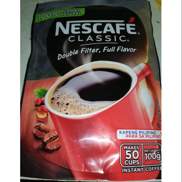 Nescafe Classic 100grams Shopee Philippines