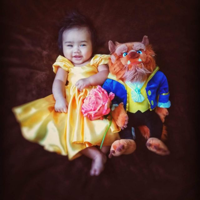 beauty and the beast baby costumes