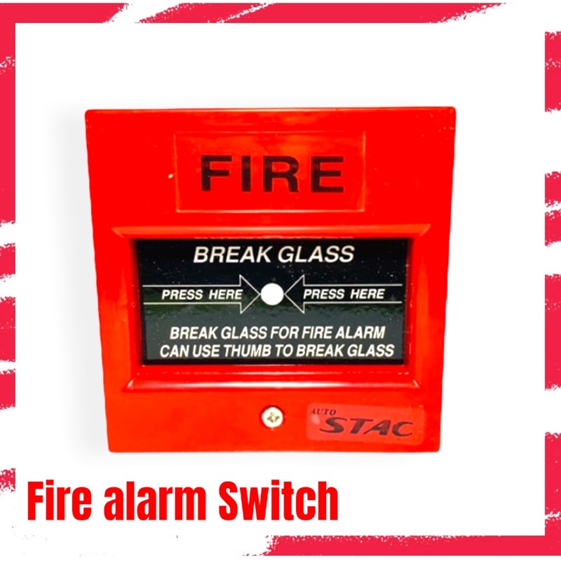 FIRE ALARM SWITCH ( Break Glass ) SK Electrical Shopee Philippines