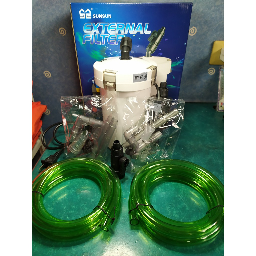 Details about   110-240V SUNSUN Tank External filter hw602b HW-602B Mini Aquarium External 