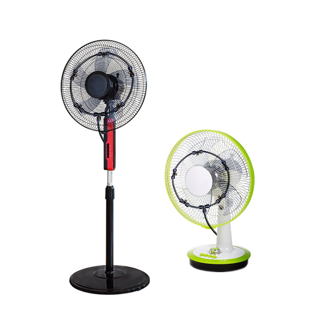 Fan Misters for Cooling Outdoor Misting Cooling System Water Irrigation Fan Mister Kit with Brass Mist Nozzles Adapter 
