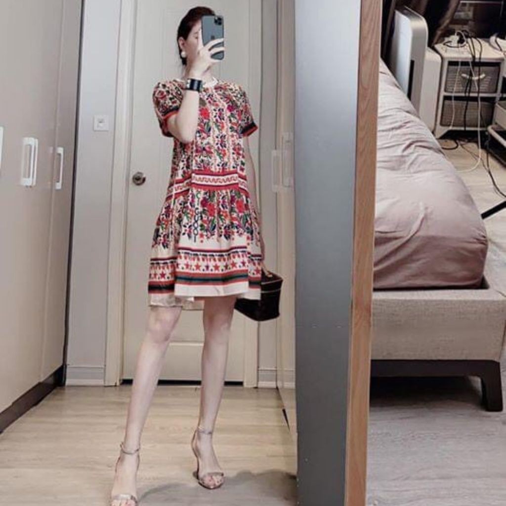 Mb212 Fashionable design maternity dress from freesize Korean silk for women from 45 to 70kg