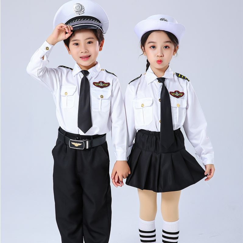 Air Force Captain Uniform Pilots for Boys and Girls Air Junior Costume ...