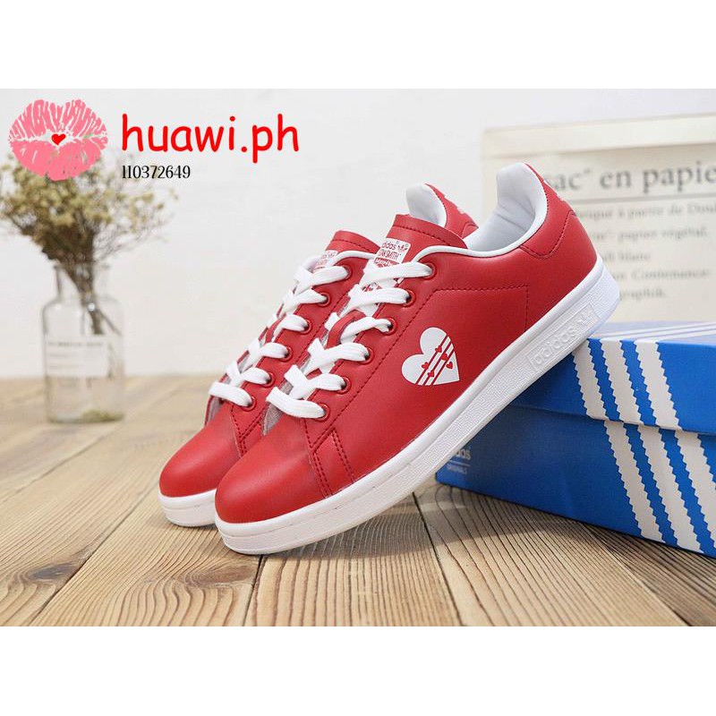 adidas stan smith all red