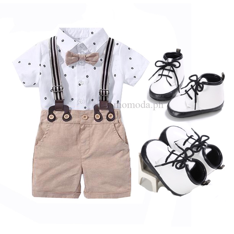 Gentleman Outfit Baptismal Baby Boy Suit Infant Baptism Terno Newborn