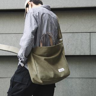 On Sale Ready Stock Korean Boys Fashion Ulzzang Canvas Tote Bag Big Capacity Men Sling Bag Shoulder Bag Tote Bag Crossbody Bag