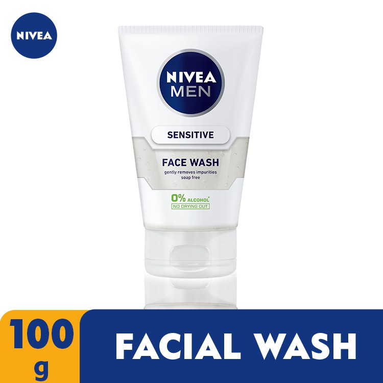 nivea men sensitive face wash