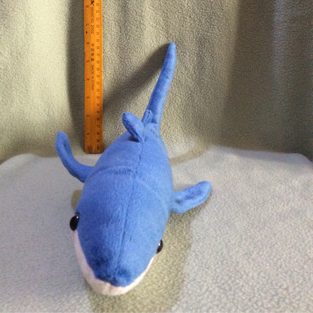 blue shark plush