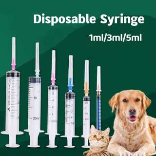 Disposable Syringe With Needle Medicine Dropper For Pets 1 Piece Only