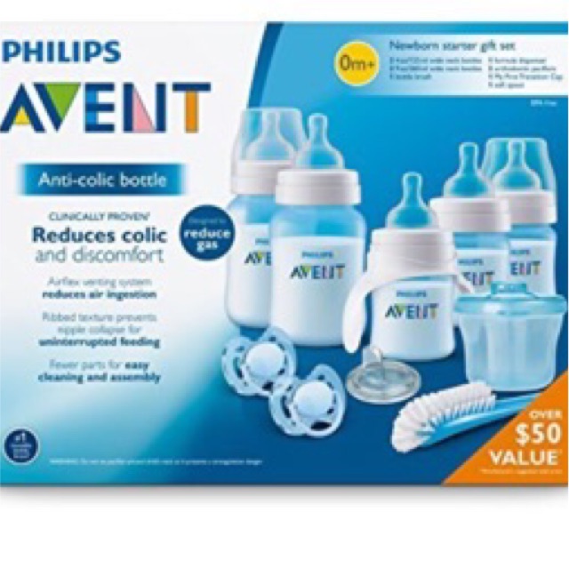 avent anti colic bottle set