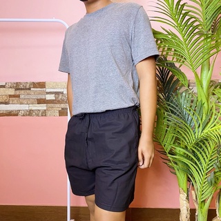 Rela Bota Mens Fashion Cotton Linen Shorts Lightweight Elastic Waist Sport Beach 3/4 Yoga Pants with Pockets 