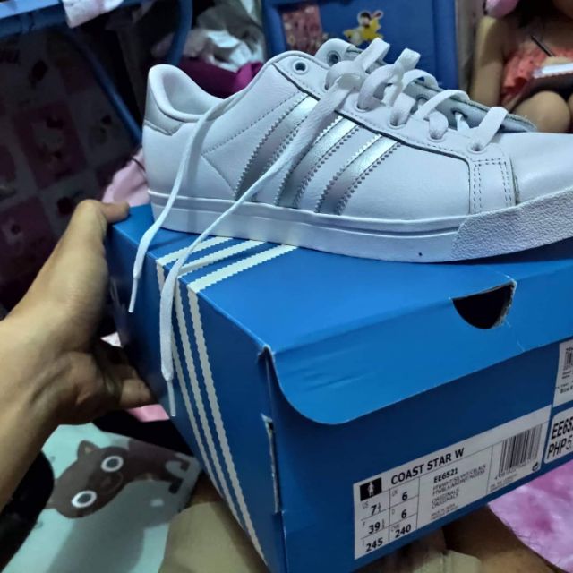 adidas coast star silver