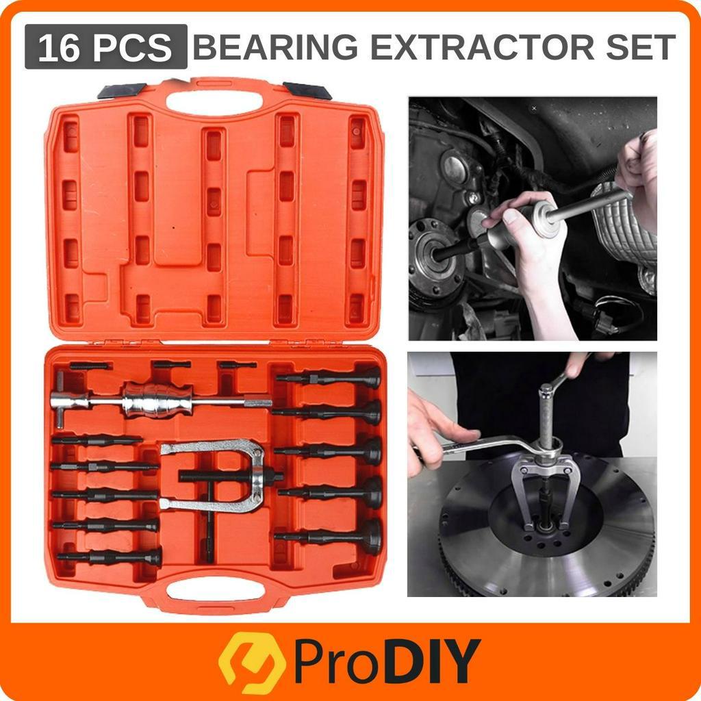 16PCS Bearing Extractor Set Blind Hole Pilot Bearing Internal Extractor