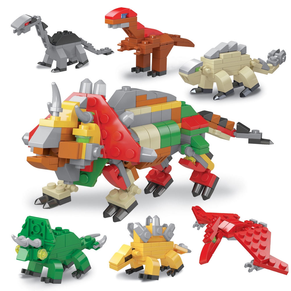 dinosaur building block set