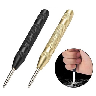 2Pcs Heavy Duty Automatic Center Pin Punch Spring Loaded Metal Wood Press Dent Marking Starting Holes Tool #4