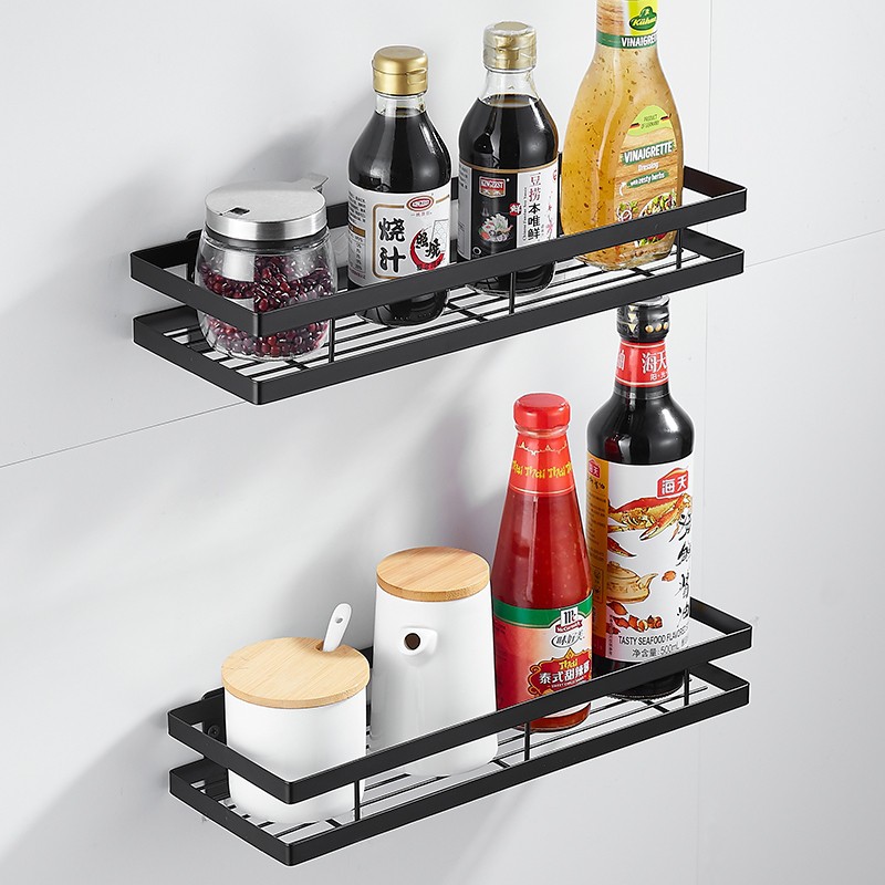 Stainles Steel kitchen Rack Wall Mounted Organizer Bathroom Shelves