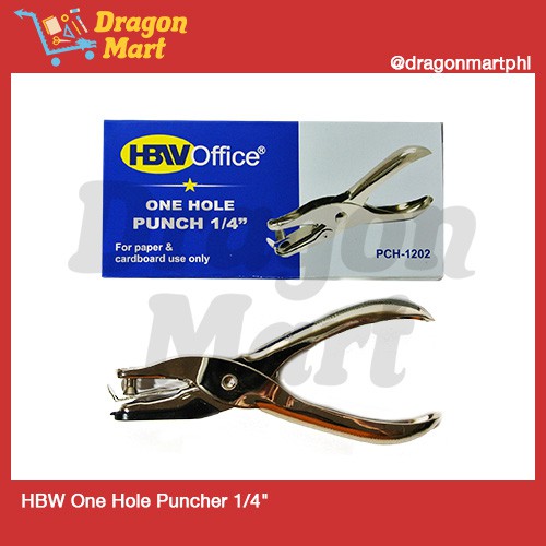 HBW / Joy One Hole Puncher 1/4" Shopee Philippines