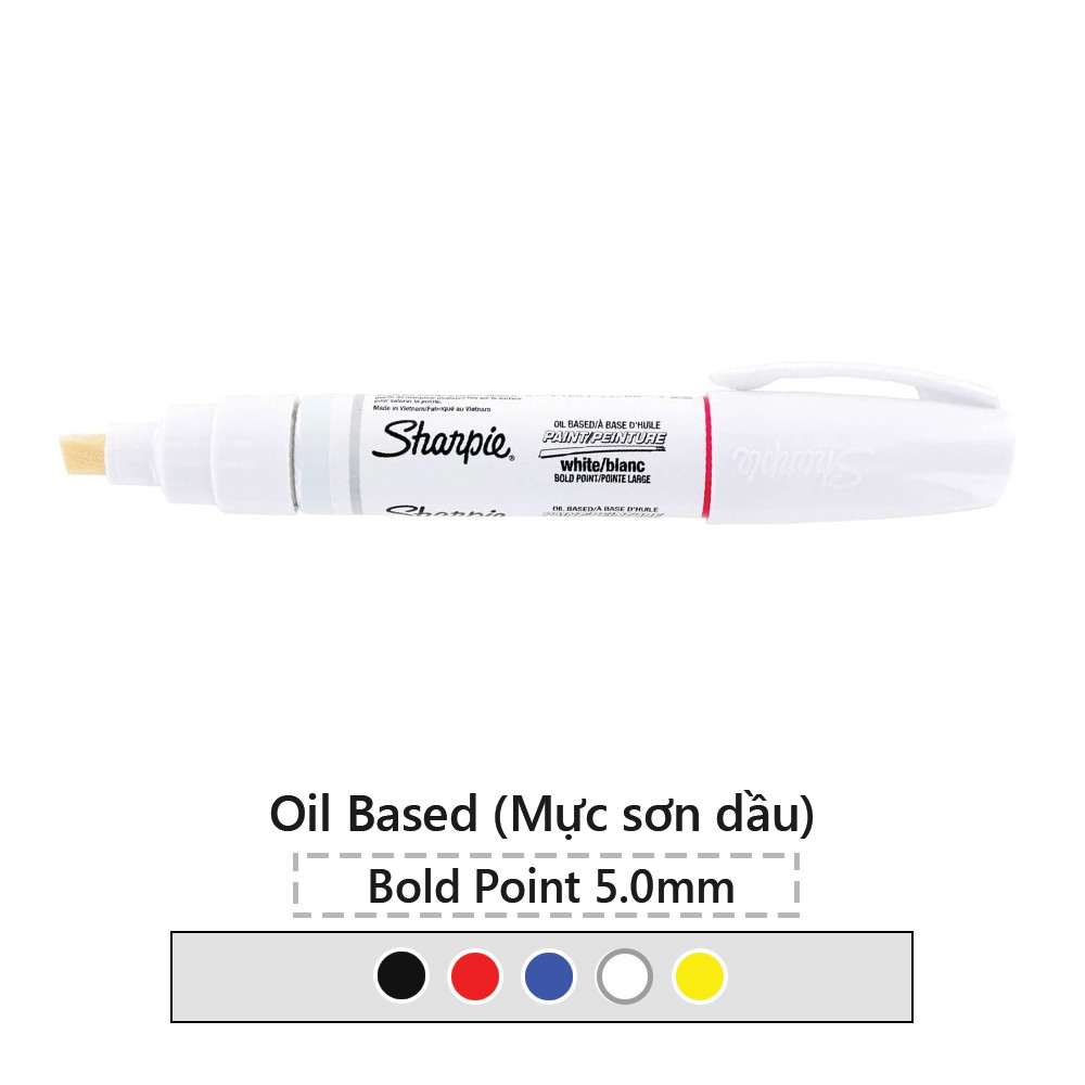 Oil Paint Pen Paints On All Surfaces Sharpie Oil Based - Bold Nib 5.0mm