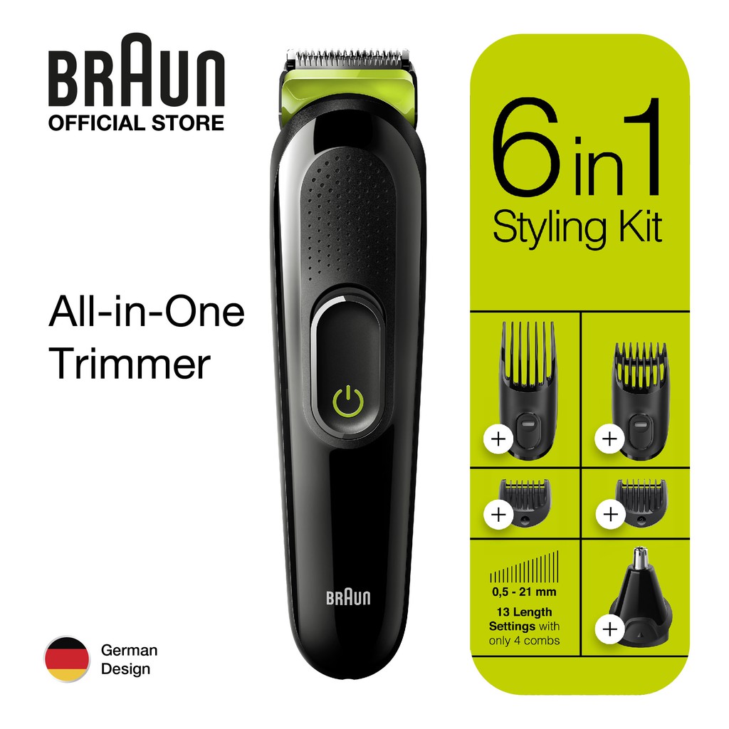 braun 6 in 1 trimmer mgk3221