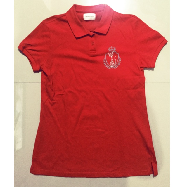 Herbench Red Polo Shirt Xl Shopee Philippines