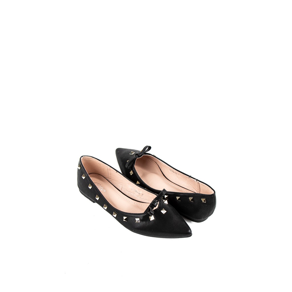 studded ballet flats