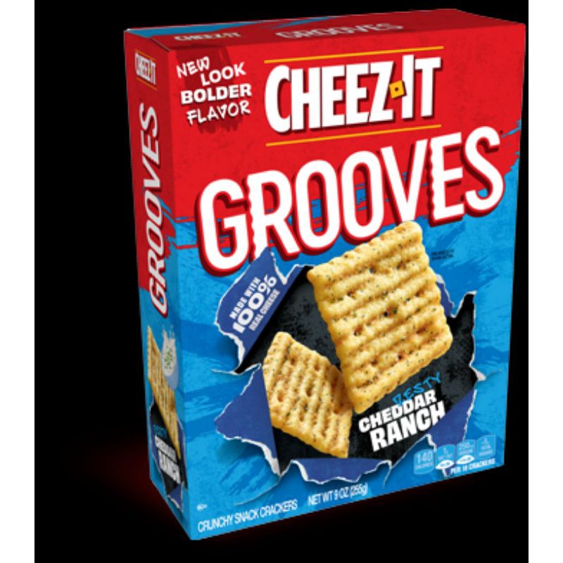 CHEEZIT GROOVES ZESTY CHEDDAR RANCH (255g) Shopee Philippines