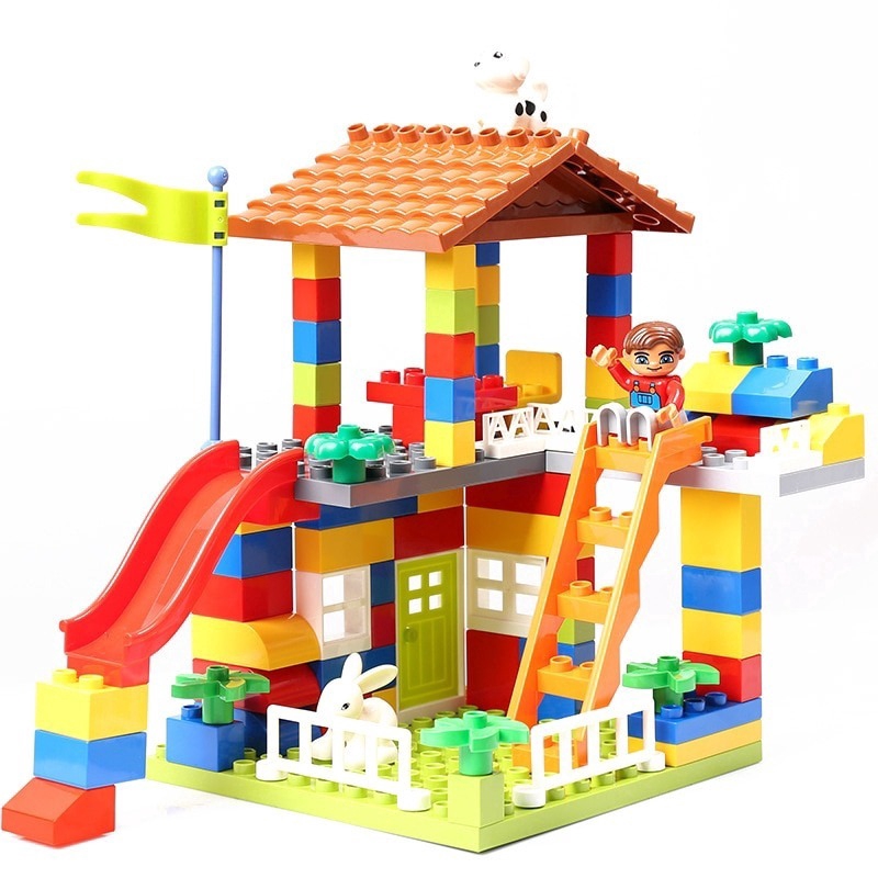 plastic castle building blocks